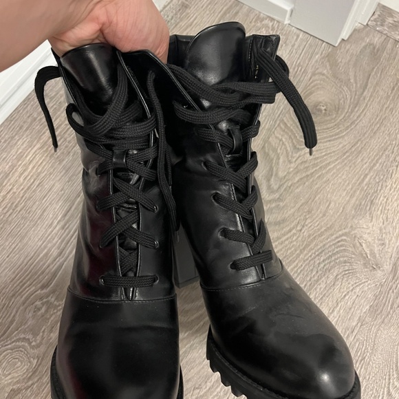 SW Heeled Combat boots - Picture 2 of 3